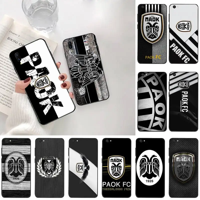 Чехол для телефона Paok Fc Thessaloniki мягкий чехол Vivo Y91c Y17 Y51 Y67 Y55 Y93 Y81S Y19 V17 vivo s5|Бамперы| |
