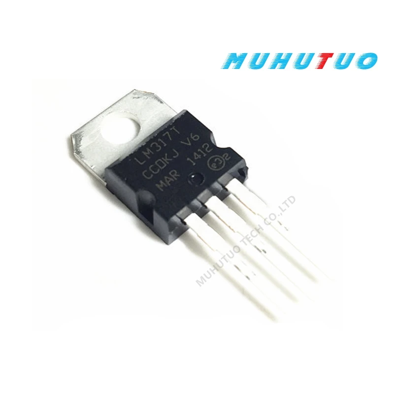 

10PCS inline triode LM317 LM317T T0-220 adjustable tri-terminal voltage regulator