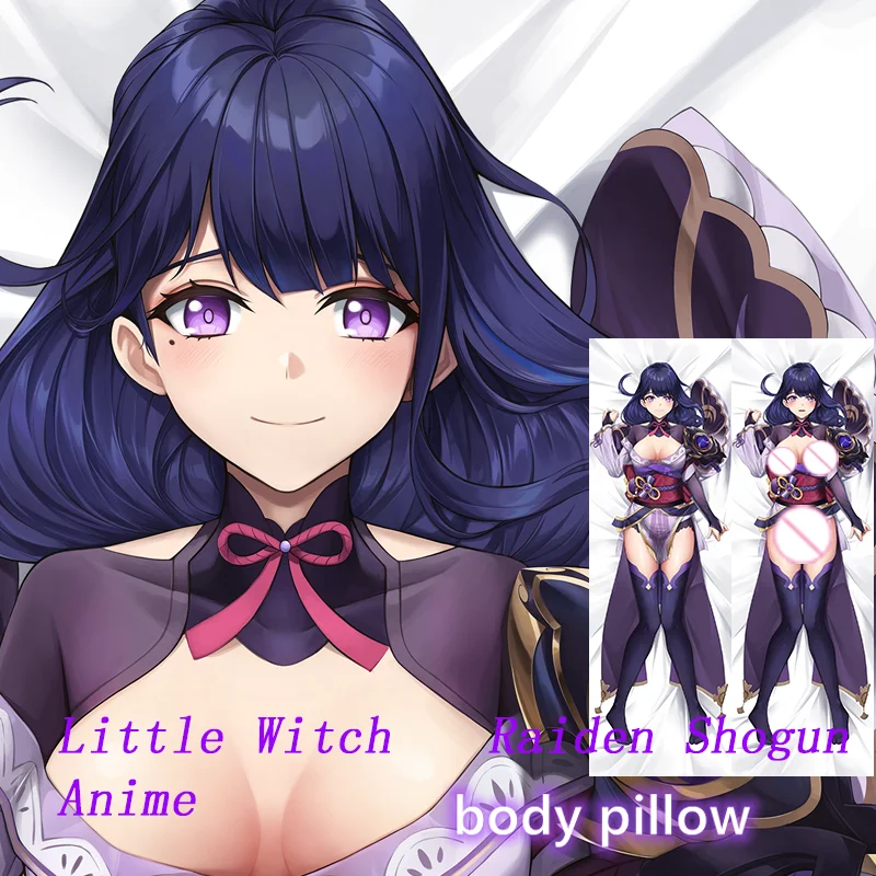 Двусторонняя наволочка для геев Dakimakura Anime Raiden Shogun (GenshinImpact) | Дом и сад