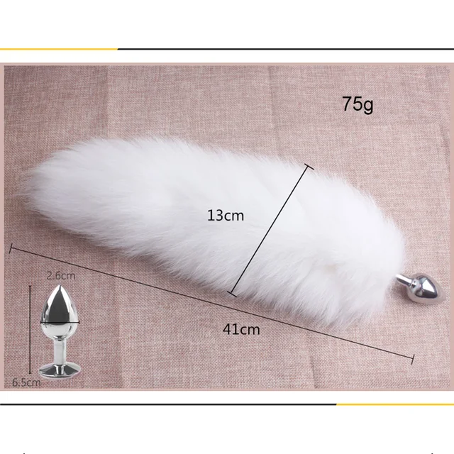 Fanala Drop Shipping Real Red Fox Tail Anal Plug Metal Butt Plug Animal  Cosplay Tail Erotic Sex Toy For Couple 19.88 Tail Y190716 From Gou05,  $11.06