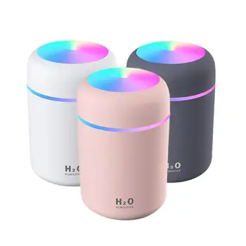 

2020 Car Colorful Cup Humidifier Portable Household Atomizer Large Capacity Ultrasonic USB Desktop Humidifier Small Humidifier