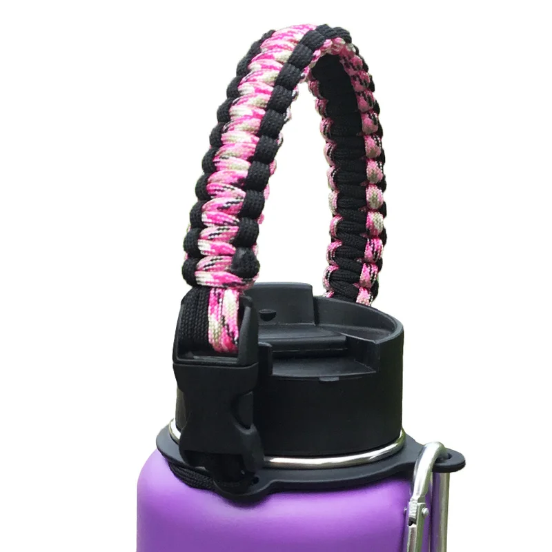 

1PC Paracord Handle Strap Cord Safety Portable Ropes New For Hydro Flask Bottles/Wide Mouth