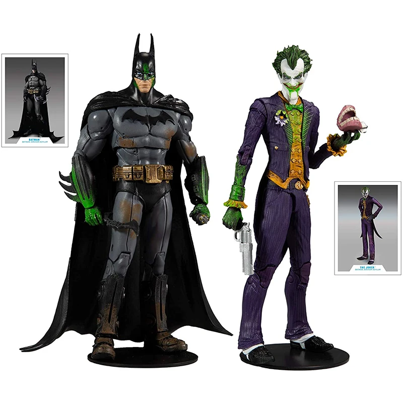 

McFarlane Toys DC Multiverse 7-inch Arkham Asylum Batman and Joker (Variant) Action Figure Model Collection Toy Birthday Gift