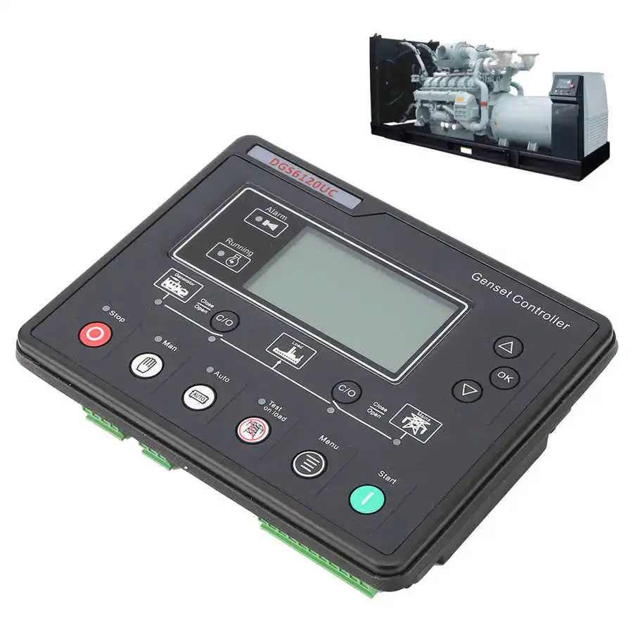 DGS6120UC Genset Controller Module Parameters Monitoring Generator Control Panel 