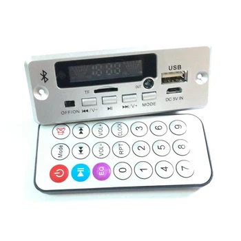 

APP Player TFMP3 Bluetooth Call Decoder Board with Power Amplifier USB Sound Card Bluetooth Power Amplifier with Remote Control