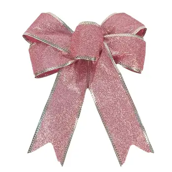 

Festival Bowknot Large Bows Christmas Tree Ornaments Gift Xmas Decoration Useful