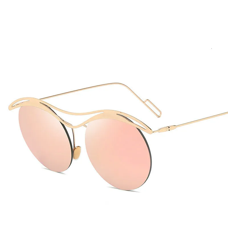

Trend Sunglasses Personality Round Box Male Ma'am Street Time Sunglasses Ocean Piece Sun Glasses