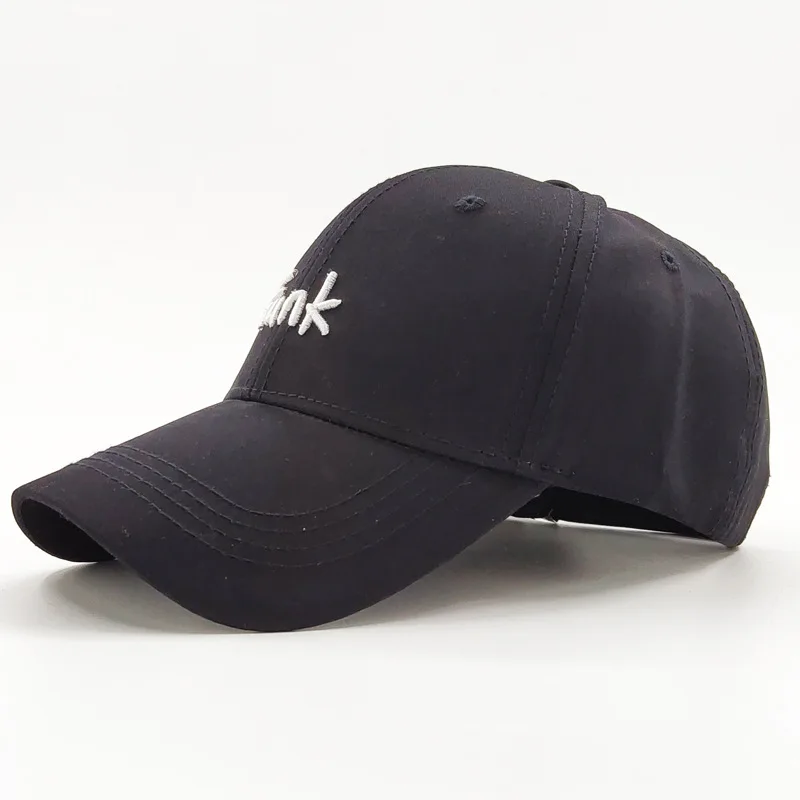 

New Style Korean-style Baseball Cap Women's Versatile Lettered Embroidered Pure Cotton Breathable Brim Hat Men's Couples Youth T