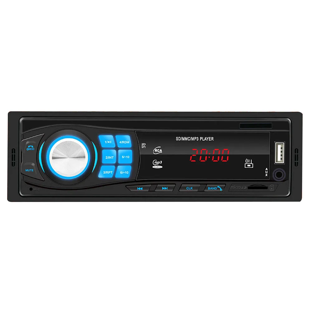 Bluetooth Авторадио автомобильный стерео радио FM Aux вход приемник 12 В в-тире 1 din автомобильный MP3 мультимедийный плеер SD USB MP3 Автомагнитола