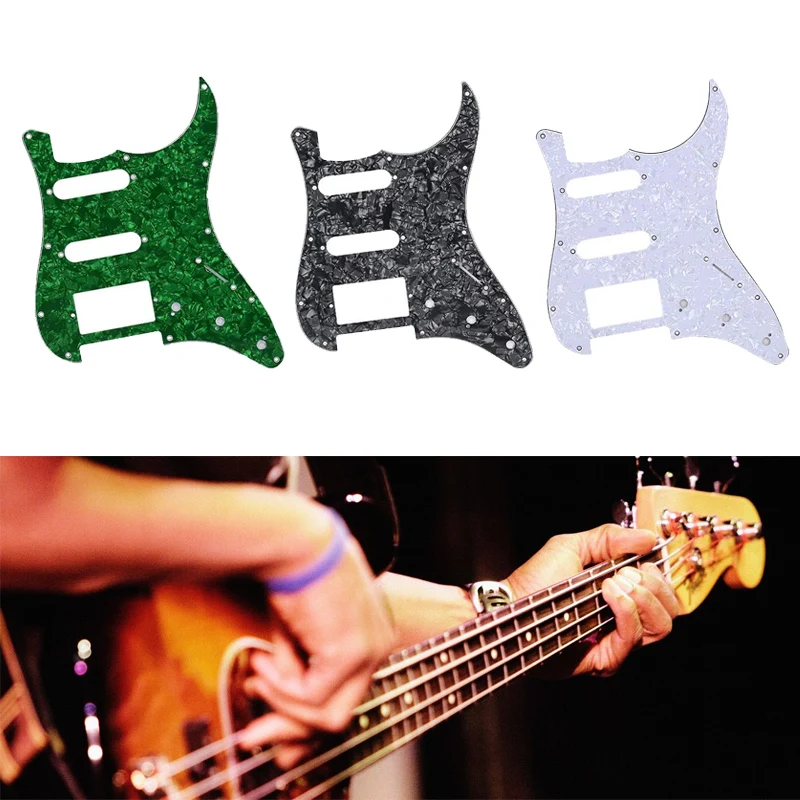 Pickguard многоцветная Прочная ПК электрогитара музыкальный инструмент аксессуары замена царапин Пластина для ST практичная