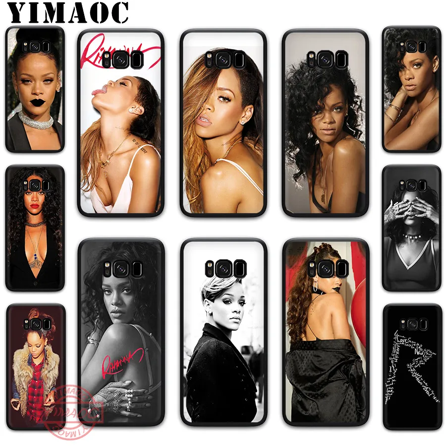 Мягкий чехол YIMAOC Robyn Rihanna Fenty для Samsung S20 Ultra S10 S9 S8 S6 S7 Edge Note 8 9 10 Lite Plus | Мобильные