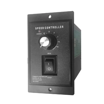 

AC 220V 50Hz Motor Speed Controller 400W Digital Adjustable Stepless Plc Motor Speed Controller Dimmer 0-1450rpm Speed