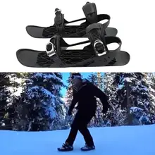 

50% Hot Sales Mini Ski Skates Anti-slip Corrosive Resistant Accessory Attach Firmly Short Ski Skates for Outdoor
