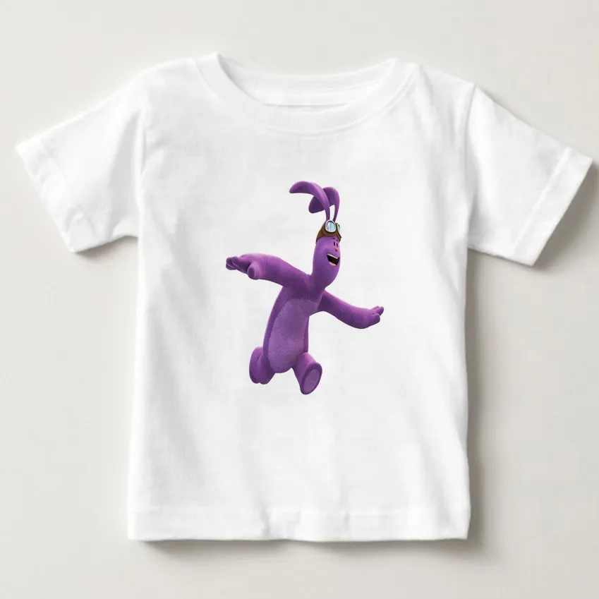 White childreT-shirt Kate and Mim/Детские футболки с 3D принтом, От 3 до 8 лет футболка с рисунком для мальчиков и девочек, дышащая детская одежда из чистого хлопка - Цвет: White childreT-shirt