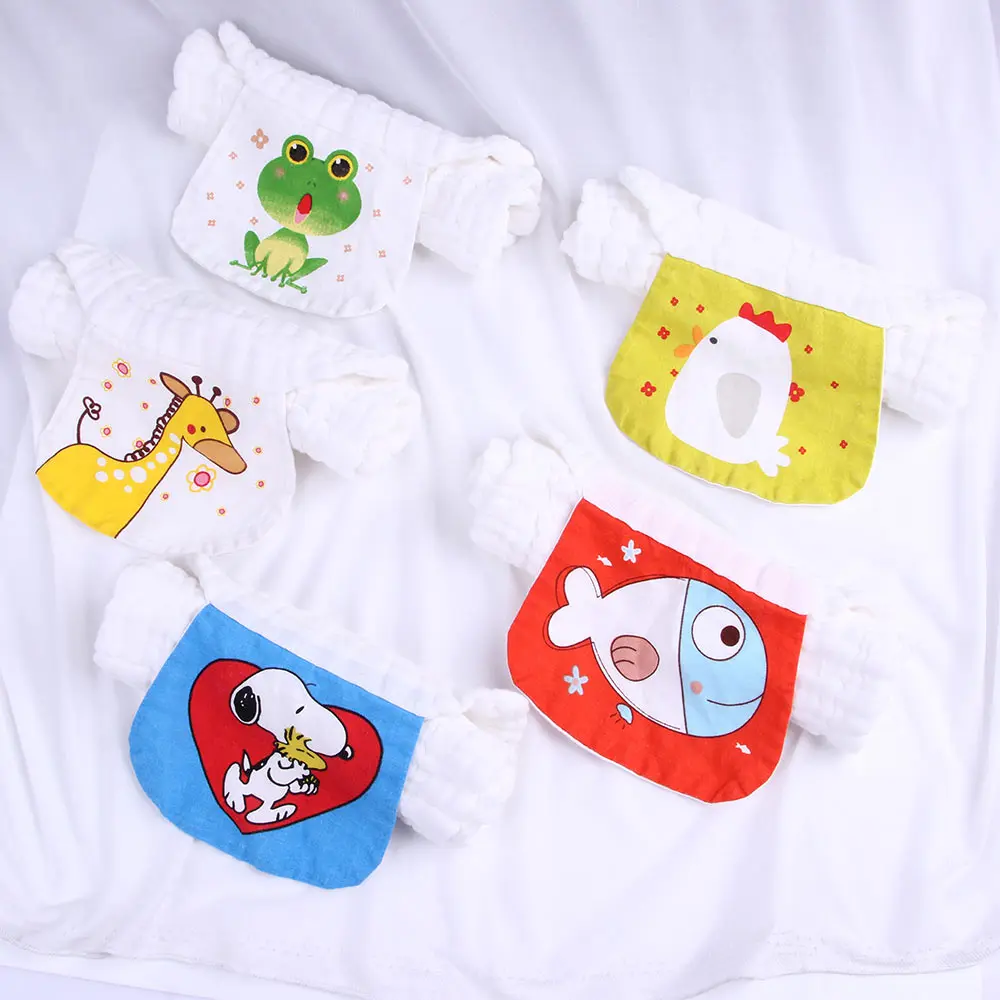 Cotton Baby Sweat Towel Stuff for Newborns Security Blanket Infant Girl Boy Wash Cloth Gauze Wipe Back | Мать и ребенок