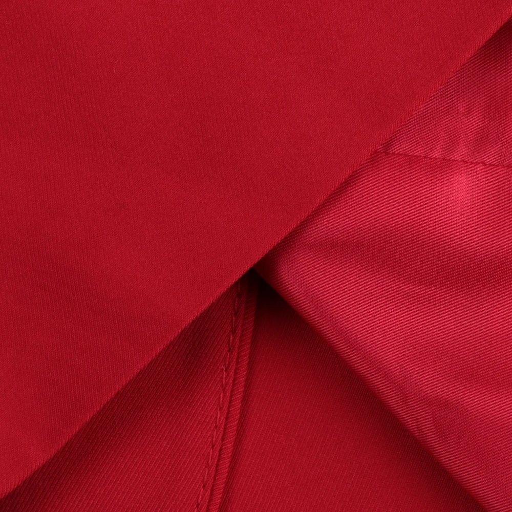 Ocstrade, Женский комплект из 2 предметов, зима, Красный Блейзер на пуговицах, офисный Женский блейзер, пиджак с длинным рукавом, подиумный вечерний костюм