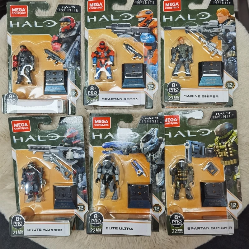 Infinite Series 12 Complete Mega Construx HALO Action Figures NEW