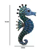 Wuli&baby Sparkling Rhinestone Seahorse Brooches 3-color Sea Animal Office Casual Brooch Pins Gifts ► Photo 2/6
