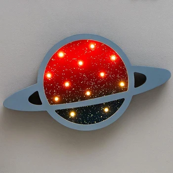 

Night light "Jupiter" 11хLED batteries 2ААА gray-red 31,5х3,5х18 cm 5089607