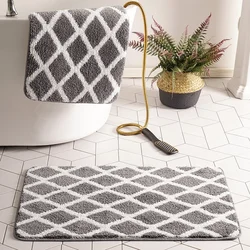 Classic Geometric Bathroom Non-Slip Mat Household Door Mat Bedroom Carpets Kitchen Floor Rugs Living Room Area Rugs Doormat New
