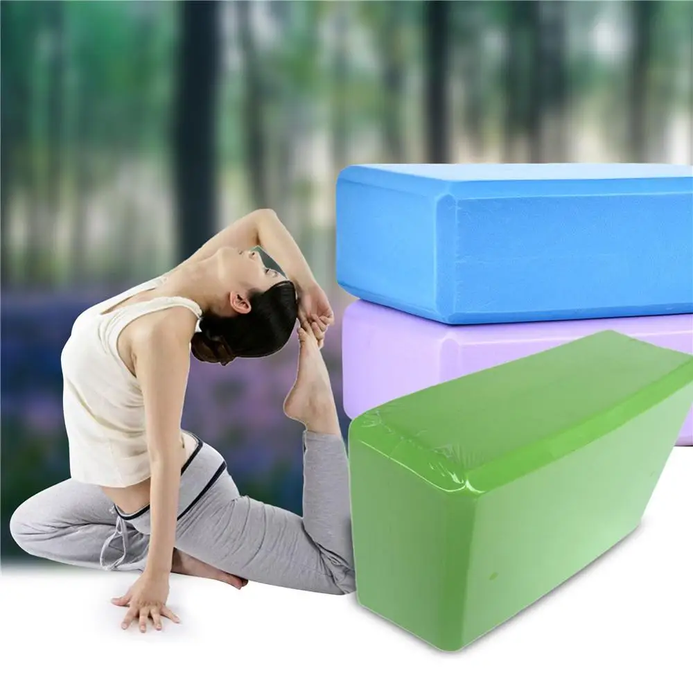 

EVA Yoga Block Colorful Foam Block Brick Exercise Fitness Tool Exercise Workout Stretching Aid Body Shaping Health Training