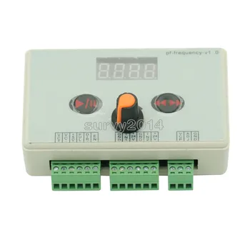DC 12V 24V Reversible Stepper Motor Speed Regulator Stepping Motor Speed Controller Governor Pulse Signal Controller LED Display