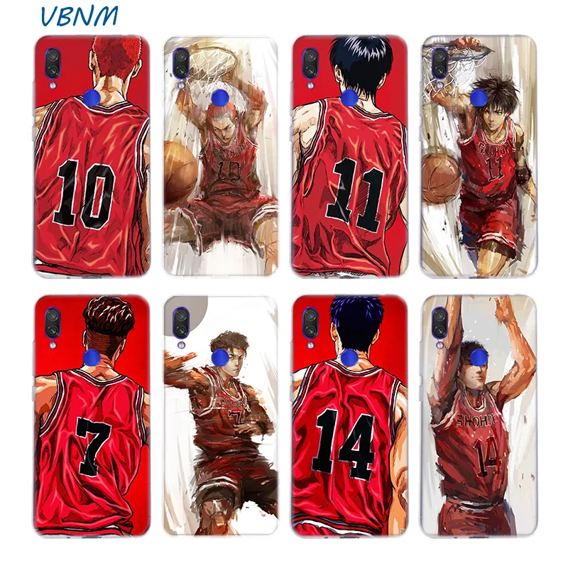 Slam Dunk Anime Manga Case For Xiaomi Redmi Note 9S 9T 9 8 8T 7 6 5 Plus 4 4X Pro 9A 9C 8A 7A S2 6A 5A K30 K20 Cover | Мобильные
