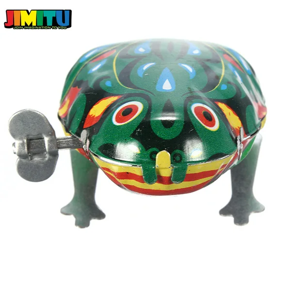 Винтажные игрушки ветрозащитная игрушка Милая модель лягушки/петуха Оловянная