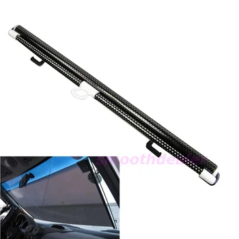 

Black 45 x125cm Car Auto Window Roll Blind Sunshade Windshield Sun Shield Visor
