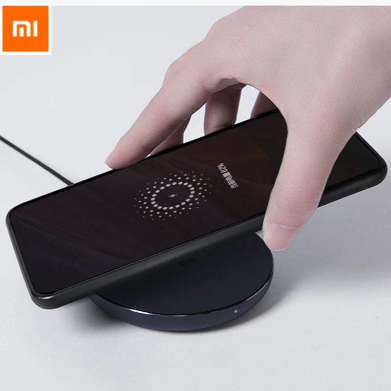 Беспроводное зарядное устройство Xiaomi для Mi MIX 2S 3 iPhone X XR XS 8 Plus Samsung S9 с быстрой