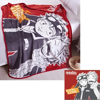 

Japanese Anime Cosplay Fairy Tail Natsu Throw Blanket Soft Warm Plush Coral Fleece Rug Bedding Nap Quilt Air Conditioning Sheet