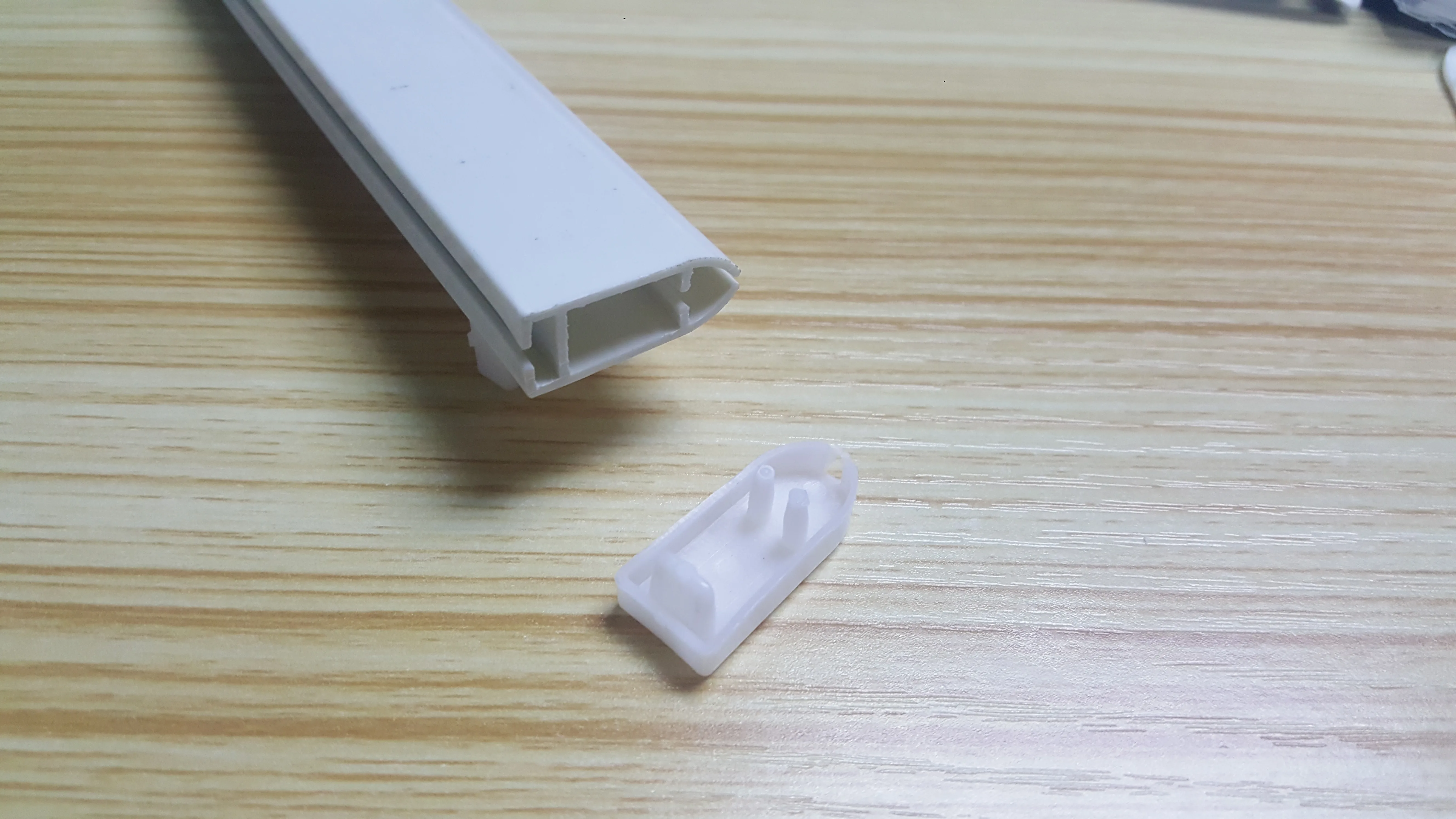 Side Rails Plastic PVC for Blinds Window Roller Blind Self-Adhesive Back