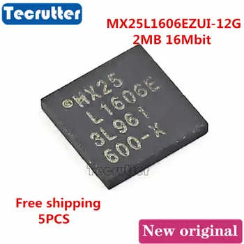 

5PCS MX25L1606EZUI-12G MX25L1606EZUI 1606 USON8 4X4 2MB 16Mbit
