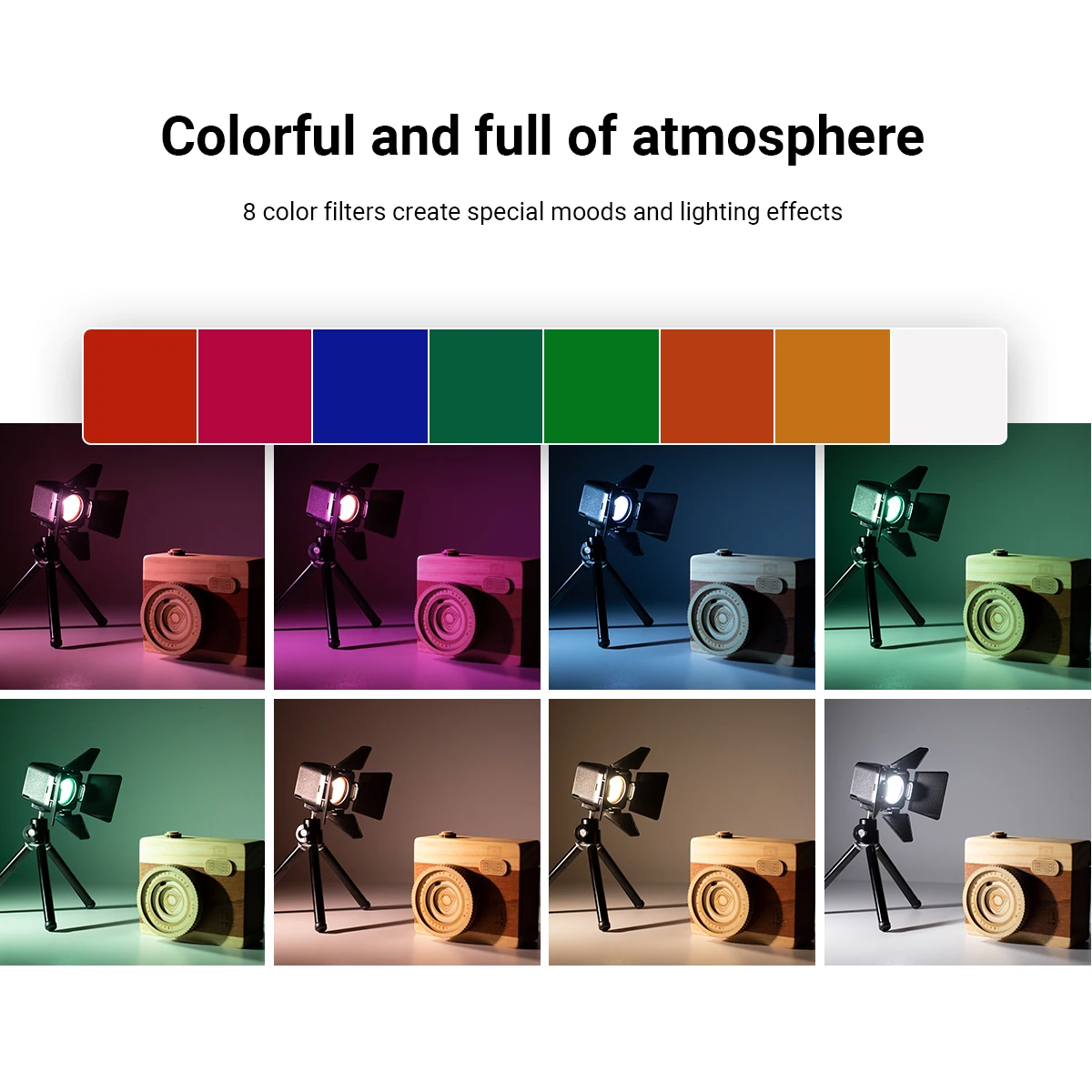 SmallRig Lightweight RM01 LED Video Light Kit Four levels of brightness 3469