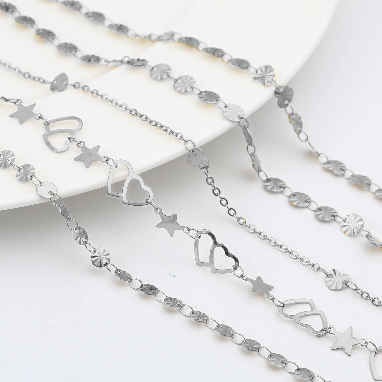 Cavigliera A Forma Di Cuore In Argento, Cavigliera A - Foto 7