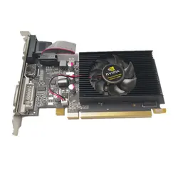 Carte graphique pour Machine lumineuse GT610, 1G DDR2, PCI E, couteau demi hauteur, taille universelle 