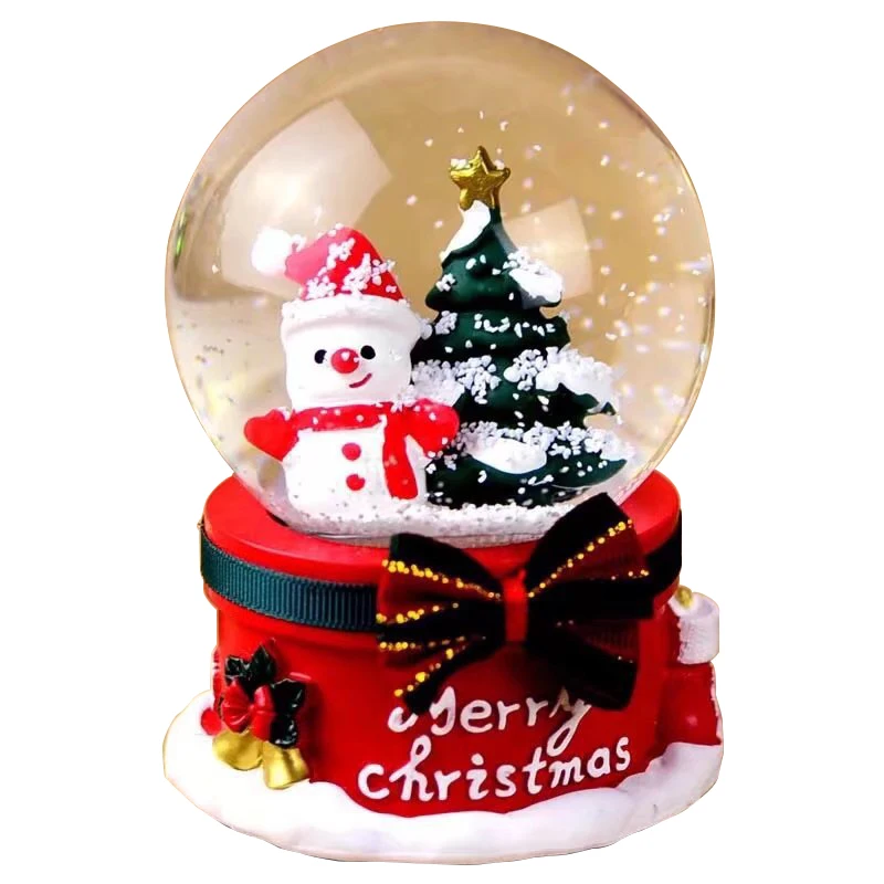 Рождественские шары с музыкальными водными шариками ручной работы, поделки на День Благодарения, день рождения, Новогоднее украшение, bombki choinkowe