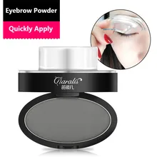 Daralis 5,5 г темно-серый быстрый макияж бровей порошковый уплотнитель водонепроницаемый штамп для бровей долговечный натуральный Дырокол в форме палитры