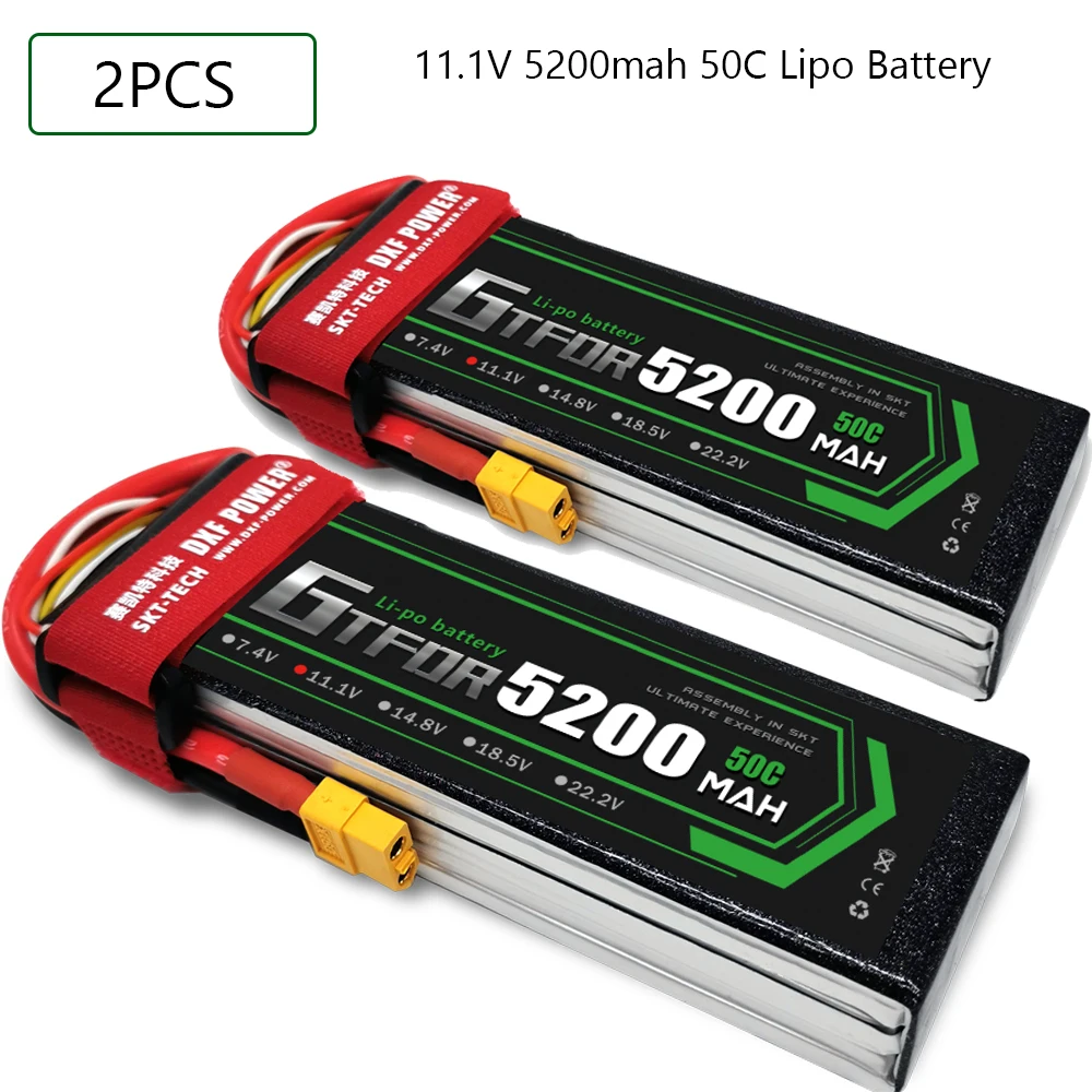GTFDR 3S 11 1 V 5200mah 50C-100C Lipo батарея XT60 T Deans XT90 EC5 для FPV дрона самолета автомобиля