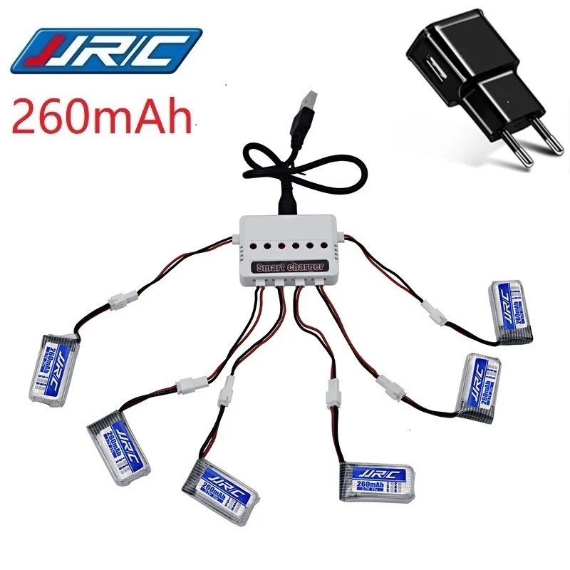 Оригинальный JJRC H36 аккумулятор 3 7 V 260mAh для E010 E011 E012 E013 F36 дроны v Lipo батарея + 6-в-1