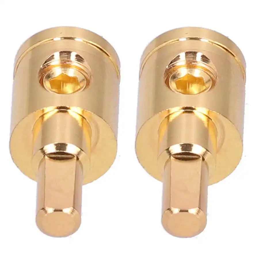Fashion products Power Wire Reducer 2pcs 0GA Pure Copper GoldPlated