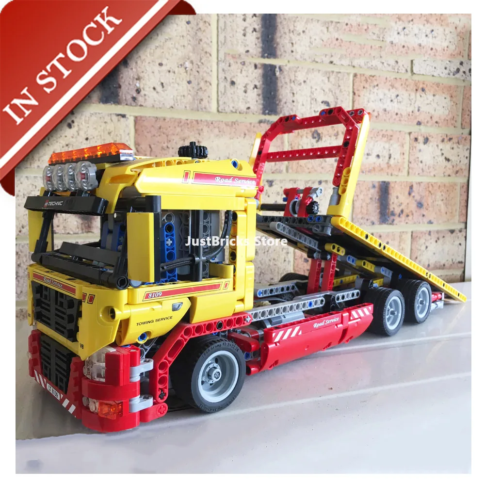 

Technic Flatbed Truck 8109 38042 In Stock Building Block 1115Pcs Bricks City Model Gifts lele Function Car