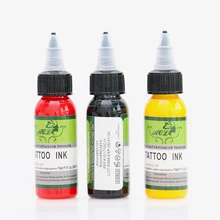 Чернила для татуировки 14 цветов Набор 1 унция 30 мл/бутылка пигментные чернила для татуировки набор для перманентной татуировки макияж краска для тела макияж
