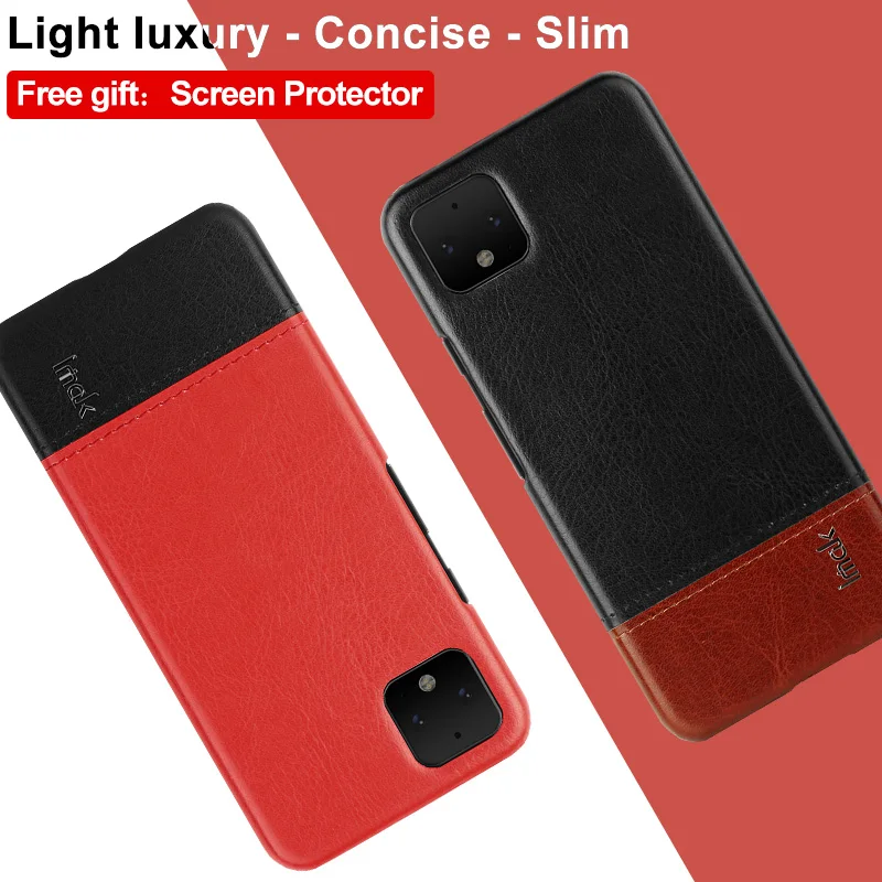 Ruiyi серии свет роскошный кожаный чехол для Google Pixel 4/4 XL крышка тонкий в сдержанном стиле чехол высокого качества