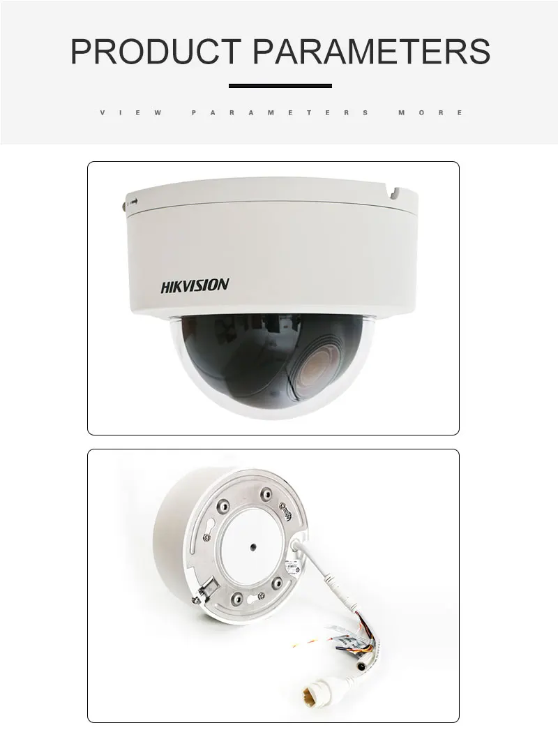 HIKVISION DS-2DE3204W-DE 2MP 1080 P Мини PTZ ip-камера 2,8 мм-12 мм, 4X зум Поддержка IP66 наружная Водонепроницаемая POE камера безопасности