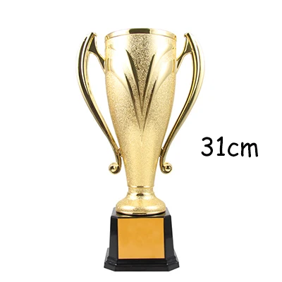 31cm Заказной плакированный пластиковый трофей, сувенирная команда, индивидуальные спортивные соревнования, призы, Кубок победителя - Цвет: 31cm