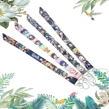 

Anime Demon Slayer: Kimetsu No Yaiba Figure Mobile Phone Strap Neck Key Chain Haning Rope Lanyard