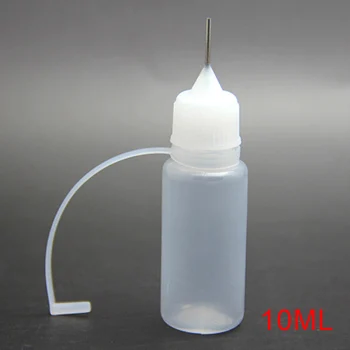 

Newly 5 Pcs 10ml E-liquid Empty Bottle Needle Bottle for Electronic Cigarette Dropper Bottles FIF66