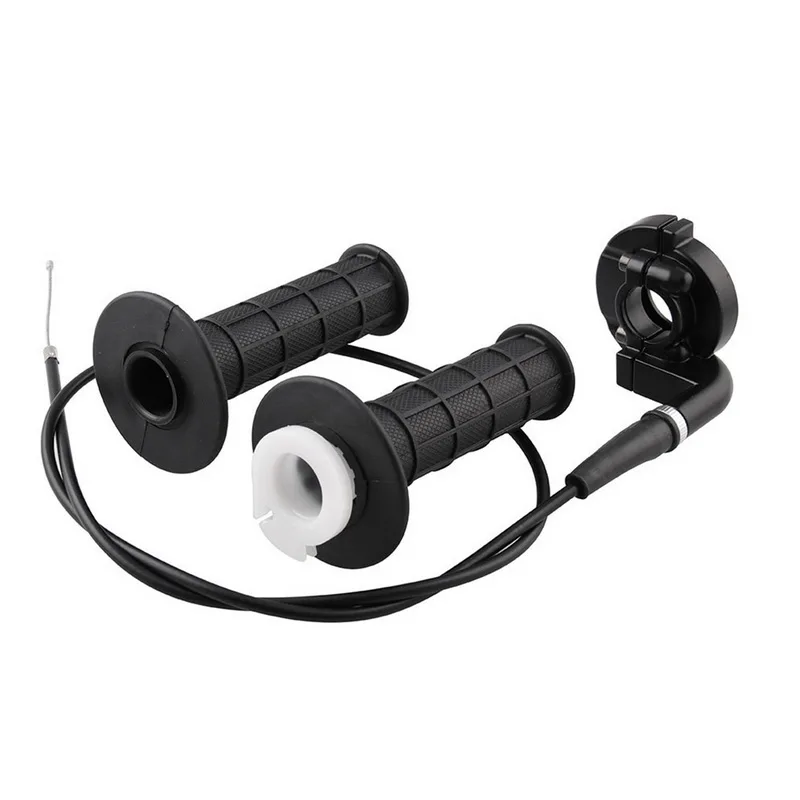 Рукоятка для мотоцикла Mit Drossel 50 250CC Motorrad Griffe mit Twist Kabel Griff Clamp|Зажигание мотоцикла| |
