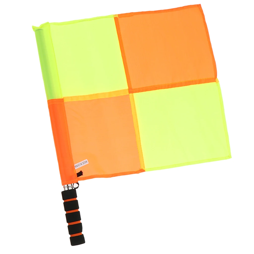 Soccer Referee Flags with Case Sports Football Linesman Flag Set